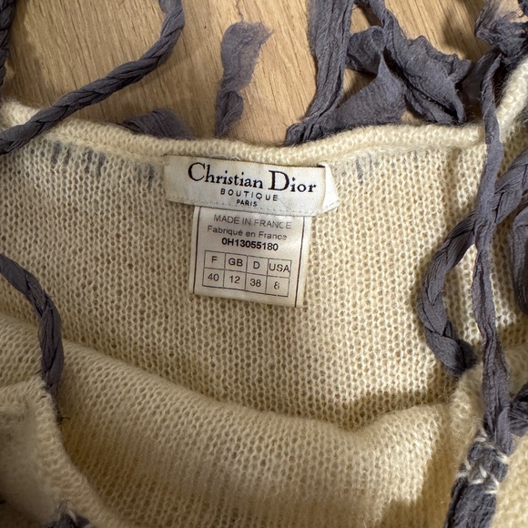 Vintage Christian Dior Silk & Mohair Top - Picture 5 of 7